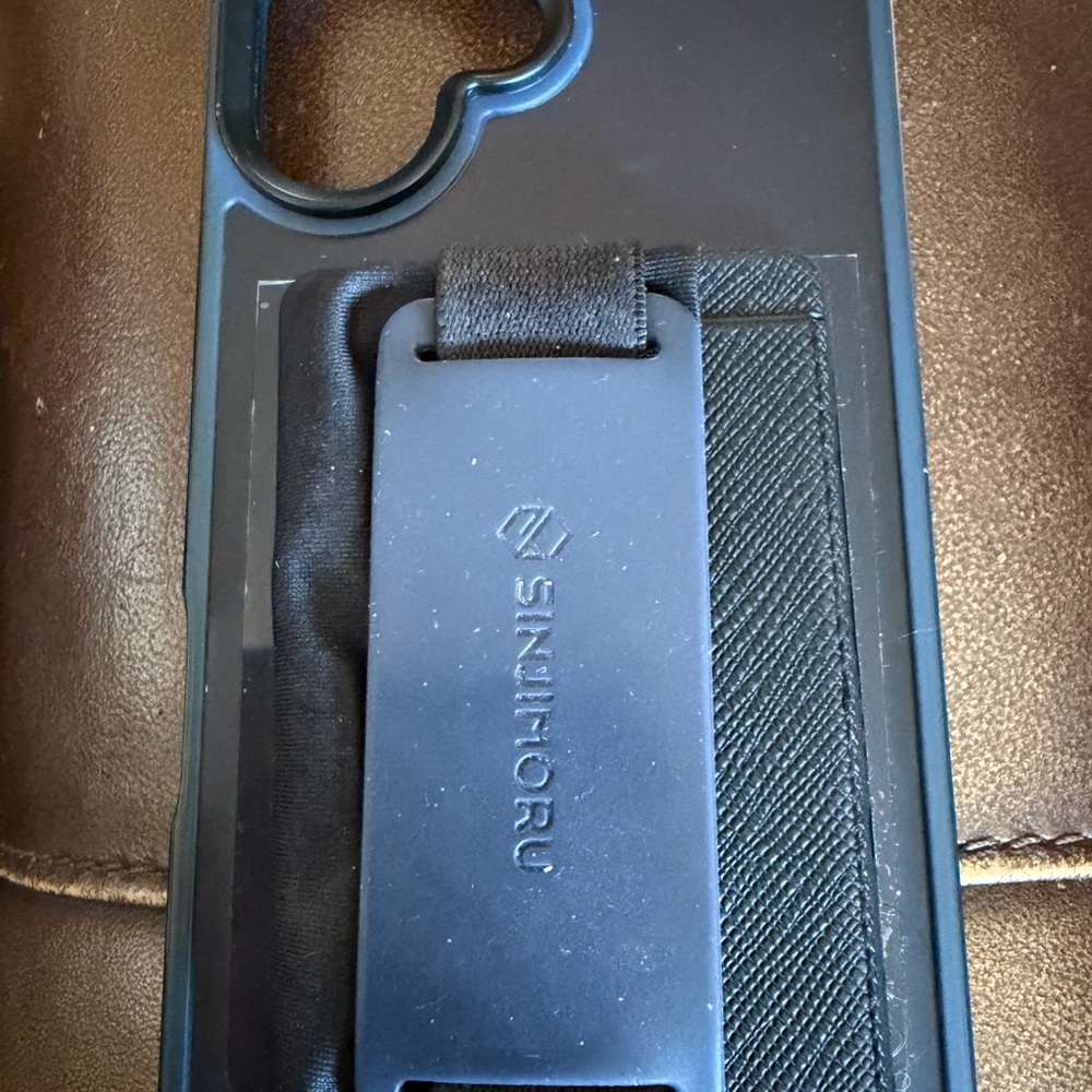 Black Phone Grip Case